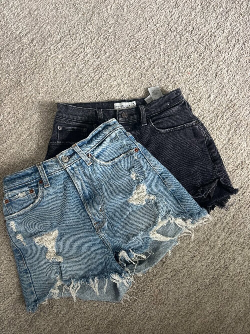 Abercrombie High Rise Mom Jean Short Bundle